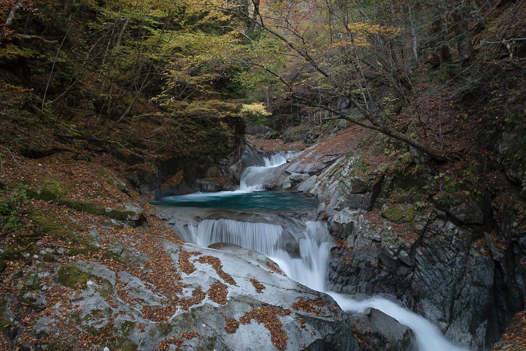 西沢渓谷三重の滝